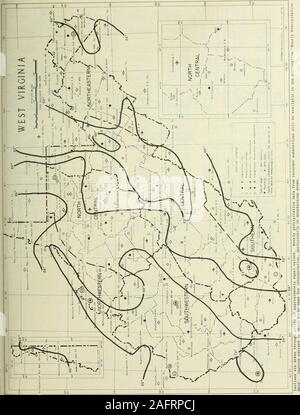 . Klimatologische Daten, West Virginia. Durchschnittliche Temperatur T HEU 1982. STATION INDEX BEOBACHTUNG I U 0 U | Z O&lt; ZEIT ANDTABLES STATION a COUNTY&lt; a3 o Nv 1-1 Beobachter Ich 1 3 | ALBRIGHT J09". HRESTON 2 39 29 7 "3a 1219 7A MONONGAHELA POWER CO ALDERSON 1102? 4 ONR 0 E37 44 80 38 1555 RASSIE L. SIMS ALPENA 1 NW 0143 Randolph 2 38 55 79 40 3020OMER S. SMITH ARBOvAlE 2 02 * 9 POCAHONTAS38 26 79 49 2730 6 EINE FRAU. NETTIE R. BLATT ATHEN CONCORD COLLEGE J 355 MERCER 7 37 25 61 01 2600 3 P3P CONCORO COLLEGE BAYARD 0527 GRANT 9 39 16 79 22 2375 5 P 7 A H HOWARD R. FULKO BECKLET v EIN KRANKENHAUS 05 B 0 Raleigh Stockfoto