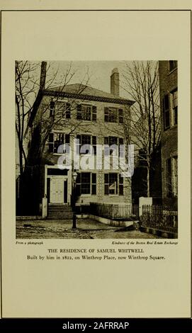 . Boston, hundert Jahre eine Stadt: eine Sammlung von Ansichten aus seltene Drucke und alten Fotografien zeigen die Veränderungen, die in Boston während der hundert Jahre ihrer Existenz als Stadt, 1822 - 1922 aufgetreten sind. 6. 7. Stockfoto