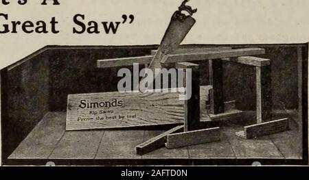 . Hardware merchandising August-oktober 1912. Stratford Ontario Kanada 81 HARDWARE- UND METALL FENSTER GLAS Prompt Import aus Belgien. Chancen 5 Glas. Platte Glas. Farbiges Glas. B.&S. H. THOMPSON & CO LIMITED MONTREAL ICH YouIts AGreat sah. Und hier ist der Weg ein eingerichtet store Win-dow sagt Passanten Simonds Handsägen. Es ist nur eine Eip sah in der Mitte ein Schnitt. Darunter, fett schwarz Typ eines 12-Zoll-white board gemalt, ist Simonds Eip Sägen. Der beste Beweis durch Testen. Dies ist die Art von awindow angezeigt, die Sie für ihre storeif haben könnte, den Sie verkaufen Waren Simonds Sägen. Lassen Sie uns sendyo Stockfoto