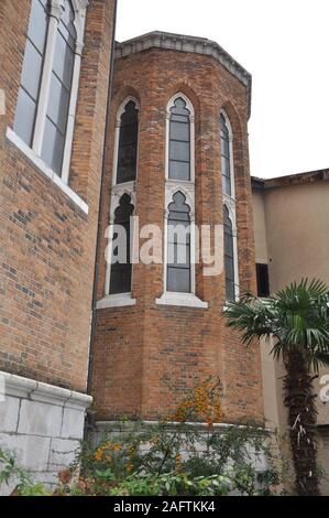 Die kapuzinerkirche (Kirche Unserer Lieben Frau von Lourdes) in Rijeka. Kroatien. Stockfoto