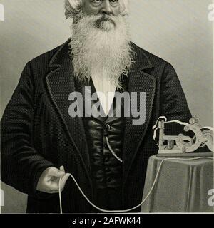 . Das Scotch-Irish in Amerika: Verfahren und Adressen der vierten Kongress, in Atlanta, Ga, 28. April, 1. Mai 1892. onstruct der Marine von seinem Land mitdem neuen Dampf macht, die er entdeckt hatte, die Energien seiner delicatenature waren überfordert, und er fiel ein Opfer zu Krankheit, am 4. Februar 1815, in seinem 50. Jahr. Das scotch-irish Rennen haben Grund, stolz auf die nameof Kobert Fulton zu werden. Seine wunderbaren Genius und herrlichen achievementswould eine Ehre für alle Menschen sein. Prof. Samuel Finley Breese Morse ist das zweite distinguished Erfinder der Scotch-Irish Rennen towhom ihre Attentio Stockfoto