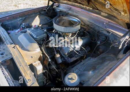 1963 Ford Galaxy Country Sedan Kombi, Patina oder Ratte Look '60s American Car mit einem 6/3 Liter V8 Stockfoto