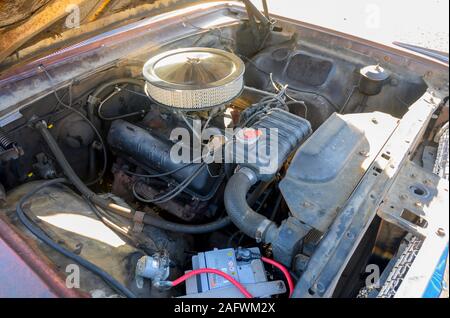 1963 Ford Galaxy Country Sedan Kombi, Patina oder Ratte Look '60s American Car mit einem 6/3 Liter V8 Stockfoto
