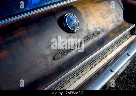 1963 Ford Galaxy Country Sedan Kombi, Patina oder Ratte Look '60s American Car mit einem 6/3 Liter V8 Stockfoto