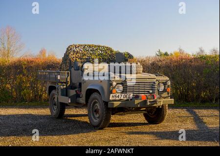 1992 Land Rover British Army Long Range Patrol Vehicle (LRPV) Special Forces Reconnaissance OffRoad 4x4 Stockfoto