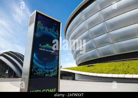 Das SECC Hydro Concert Hall, Glasgow, Schottland Stockfoto