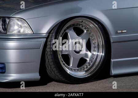 Form BMW E36 M3 3er Cabrio mit luftgefederter Sitz Stockfoto