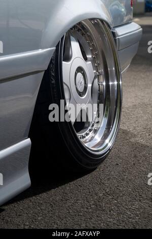 Form BMW E36 M3 3er Cabrio mit luftgefederter Sitz Stockfoto