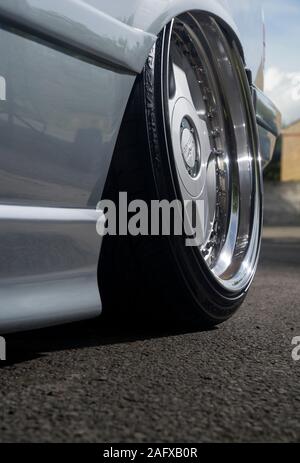 Form BMW E36 M3 3er Cabrio mit luftgefederter Sitz Stockfoto