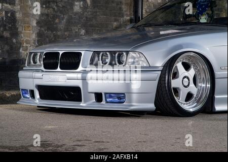 Form BMW E36 M3 3er Cabrio mit luftgefederter Sitz Stockfoto