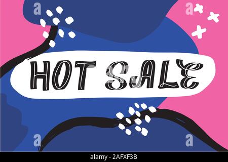 Abstrakte retro design Stil mit Tinte Textur. Stock Vektor