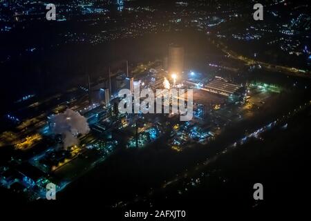 Luftbild, ArcelorMittal Bottrop, Prosper Zeche, Kokerei Prosper in Bottrop, Bottrop, Ruhrgebiet, Nordrhein-Westfalen, Deutschland, Europa, Vogel Stockfoto