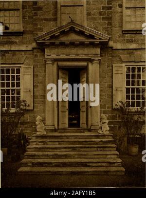 . Lafayette Besuch in Germantown, Juli 20, 1825; eine Adresse vor dem Pennsylvania Genealogical Society, 1. März 1909, der Pennsylvania historische Gesellschaft, 10. Mai 1909, den Standort und die Reliquie Gesellschaft von Germantown, 20. Mai 1910, die Stadt Geschichte Gesellschaft von Philadelphia, Jan. 11, 1911 geliefert. - Station durch seine Freunde, als Begleiter in den Armen. Viele von ihnen hatten diente unter Lafayette inhis Favorit leichte Infanterie; - hier der Pilot whohad ihn in den Hafen gebracht, oder der Offizier towhom er ein Schwert gegeben hatte, oder die companionof der kalten und Leiden der Valley Forge, würde von Lafayette und als o erkannt werden Stockfoto