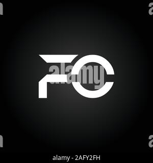 Erste FO Schreiben verbunden Logo. Kreatives Schreiben FO modernen Business Logo Vektor Vorlage. FO Logo Design Stock Vektor