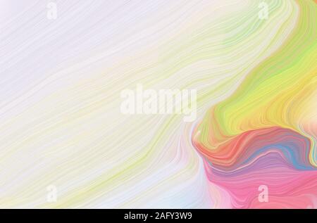 Elegant geschwungenen Swirl wellen Hintergrund Design mit antiken Weiß, Beige und burly Holz Farbe. Kann als Hintergrund, Hintergrund- oder Textur verwendet werden. Stockfoto