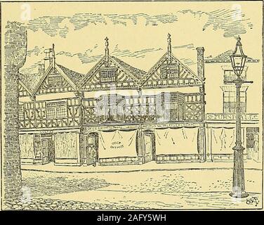 . Eine Geschichte der Stadt und Pfarrei von Nantwich, oder Wich-Malbank, im County palatine Chester. Schlauch Name wird in der Liste der Quäker, C. 1670 (Seite 397). Ein modernes Bauernhaus Ort der Brassey Halle belegt, und behält die alten Namen. Zwei benachbarte Felder sind noch die Halle - Feld und den Park. Eine der wichtigsten Residenzen in Nantwich-Willaston, genannt, wasbuilt kurz vor 1828 von den späten William Lachs, Esq., Und ist jetzt byhis Neffe belegt, Henry Daniel Hill, Esq. Auf diese steigende Masse früher stand eine Windmühle, die vor einigen Jahren gesprengt wurde. Win Stockfoto