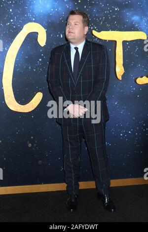New York, NY, USA. 16 Dez, 2019. James Corden bei der Weltpremiere von Katzen in der Alice Tully Hall in New York City am 16. Dezember 2019. Credit: Rw/Medien Punch/Alamy leben Nachrichten Stockfoto