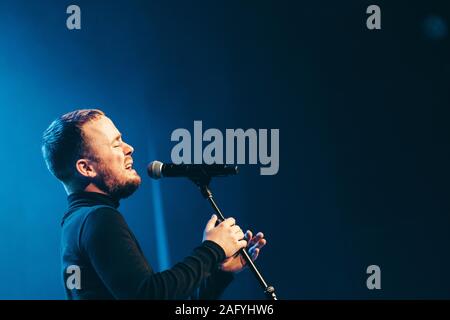 Kopenhagen, Dänemark. 01 st, November 2018. Die English-Irish Sänger und Songwriter Maverick Sabre führt ein Live Konzert bei VEGA in Kopenhagen. (Foto: Gonzales Foto - Mathias Kristensen). Stockfoto