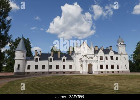 Alatskivi Schloss ist eines der bekanntesten Schlösser in Estland. Die Architektur war das Gehirn Kind von Baron Arved von Nolcken. Stockfoto