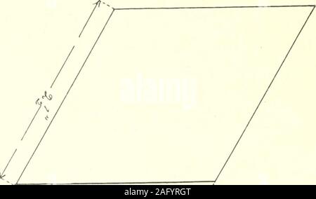 . Manuelle Pappe Bau für die dritten und vierten Klassen. 18 &Lt;s^. ri^Sx19 B3 Kurs.-Nr. 5. Visitenkarte. (Rhombus.) Bau: Draw Base Line der gewünschten Länge. Über die Hypotenuse eines 60°-Dreieck (oder Winkel) zeichnen Seiten der Raute gleich online zu Base, Messen mit Lineal. Ziehen Sie die obere Linie parallel Line, mit Lineal. Schneiden Sie mit einer Schere. Lassen Sie die Schüler ihre Namen in der Mitte der Karten schreiben. Lehren Elemente der quadrilalteral Parallelogramme, Rhombus mit vier gleichen Seiten und zwei gegenüberliegenden Winkel gleich. Kontrast zu den Platz. Materialien: Bristolboard.. "^i, 20. Stockfoto