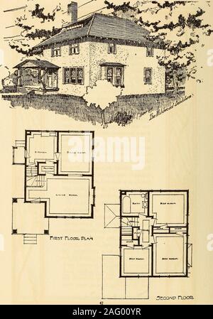 . Wildwood Wohnungen: Eine Ansammlung von Häusern und Details mit Anregungen für die Home Builder. t ar X^rcQNp noovi Stockfoto