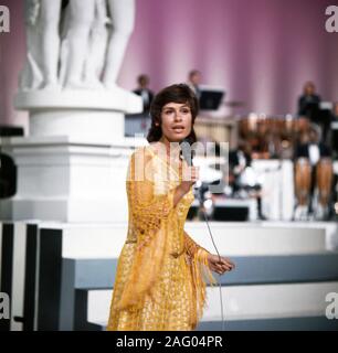 Gala-Abend Pop 1971, Musiksendung, Deutschland 1971 Mitwirkende: Mary Roos Stockfoto