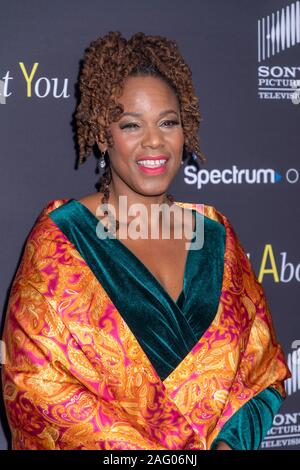 New York, NY, USA - Dezember 16, 2019: kecia Lewis nimmt an den 'Mad About You' Red Carpet Event im Rainbow Room, Rockefeller Center, Manhattan Stockfoto