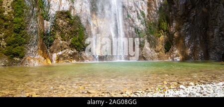 Ein Teil von einem Wasserfall fallen Stockfoto