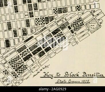 . Industrielle Ursachen für die Überlastung der Bevölkerung in New York City. v "3 W u t i? - V T&lt; v k.^V^t j t/A, &lt;-f^A-C^ IcW^r/c c-giv I1 "i-" 7. V ygrk&lt;^t.- (Für dieses Diagramm der Verfasser ist verpflichtet, dem Verband der Kirchen. Die Daten sind zugänglich, der durch den Staat Volkszählung von 1905. 31] IN NEW YORK CITY 31 Die beigefügten Tabellen, 4., 5., 6. und 7 und die Pläne A, B und C, die die Dichte der Bevölkerung in verschiedenen Montage Bezirken zeigen, deuten darauf hin, dass das Problem der Con-gestion ist weitgehend in bestimmten Bereichen lokalisiert, und dass othersections nicht gesagt werden Cong zu nähern Stockfoto