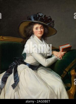 Comtesse de la Ch&#xe2; Tre (Marie Charlotte Louise Perrette Agla&#xe9; Bontemps, 1762-1848), 1789. Stockfoto