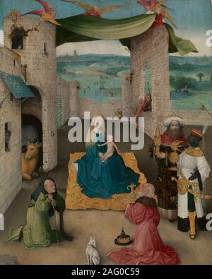 Die Anbetung der Könige, Ca. 1475. Stockfoto