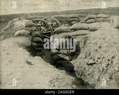 "Outpost und Verankerung, Südliche Fort, Mafeking', 1900. Die Belagerung von mafeking war ein 217-tägigen Belagerung der Stadt Mafeking (jetzt als Mahikeng) in Südafrika im Zweiten Burenkrieg. Von "Südafrika, Transvaal Krieg, Bd. III", von Louis Creswicke. [T. C.&amp; E.C.-Buchse, Edinburgh, 1900] Stockfoto