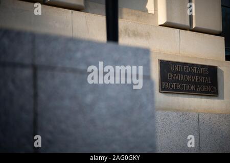 Einen allgemeinen Überblick über das Hauptquartier der Environmental Protection Agency in der William Jefferson Clinton Federal Building in Washington, D.C., als am 8. September 2019 gesehen. (Graeme Sloan/Sipa USA) Stockfoto