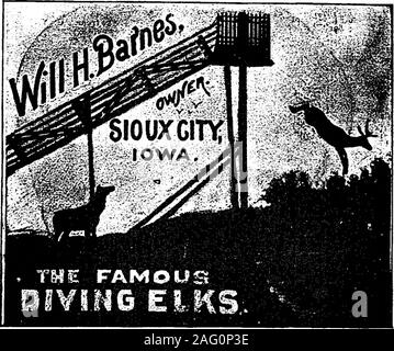 . Billboard (Jan-Jun 1899). Attraktion. Speziell con. structed ais Ballons werden verwendet und carrv zwei Ormore Menschen auf einmal. Es isa Kontinuierliche attraktive- und einem drawiug Karte. Adresse, C. C°. VAN DEVEER. Newark. Del die ftlPLEY TOHIO) FAIR. 12.08.39,33,31 andSepti 1,1899. Die große Messe der Saison. Die Committeeis uow bereit, Privilegien zu verkaufen. Adresse. L. in H. WIl. ilAM-. Secj. Ripley,. Ohio. THa NEBRASKA INDUNS. Base Ball Team und Brass Band. Echte In-dians 111 native Kostüm. Dritte Staffel. Anattraction Thatattracts. Start F. ist im Mai. Forttrm* und Termine, Adresse GUY W. GRÜN. Manager, Lincoln, NE Stockfoto