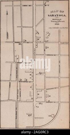 . Eigenes Buch des Reisenden, in Saratoga Springs, Niagara Falls und Kanada ... eine komplette Anleitung für die valetudinarian und für den Touristen... nach Springfield, und es wird erwartet, 5? 50 Auf dem Weg von Albany nach Boston. Ausscheiden aus Albanien - Kost, die von Springfield zu Albany, eine Distanz von 104 Meilen, die Straße wird in weniger als zwei Jahren abgeschlossen werden. Vor dieser Zeit war die 34 km Eisenbahn aus Batavia toBuffalo, oder die 60 km Eisenbahn von Rochester toLockport wird auch beendet werden. Es wird dann adirect railroad Kommunikation von Boston nach NiagaraFalls, und Büffel, einer Entfernung Stockfoto