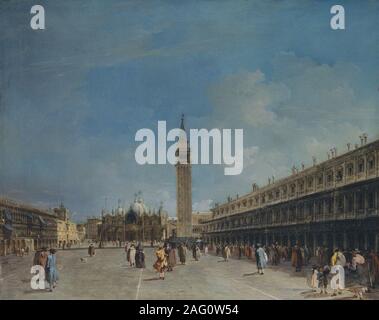 Piazza San Marco, Ende 1760. Stockfoto