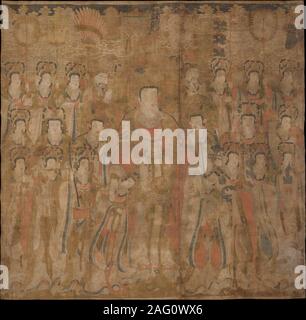 Brahma mit Assistenten und Musiker, Ende des 16. Jahrhunderts. Stockfoto
