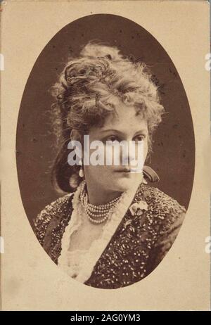 Porträt des Pianisten und Komponisten Sophie Menter (1846-1918), 1893. Private Sammlung. Stockfoto