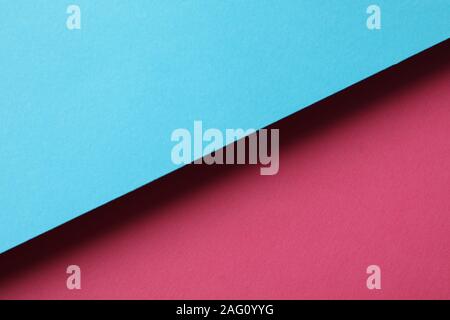 Zwei Ton Hintergrund aus: Blau und Pink. Zusammenfassung Hintergrund Stockfoto