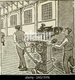 . Kanadische Maschinen. Entwicklungen INSHOP AUSRÜSTUNG. Patentierte Fräser die Cleveland Cutter & Reibahle Co.,1619 Merwin, Ave., Cleveland, Ohio, haveplaced auf dem Markt eine Reihe von patentedinserted Zahn Fräser wie gezeigt in der begleitenden Illustrationen. Der Cutter in Abb. 1 gezeigt. 1 ist eine knownas eingefügt Zahn Seite Fräsen cutterand hat eine Maschine stahl Körper. Die bladesare mit einer Sicke auf der backas gezeigt, und es wird behauptet, dass thismethod beseitigt alle Rutschen und tilt-ing, auch die Verpackung manchmal die Rotorblätter usedunderneath. Die Blades aresaid so gebaut werden, dass Sie Stockfoto