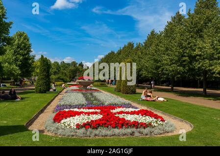 Avenue Gärten im Regents Park, London, UK Stockfoto