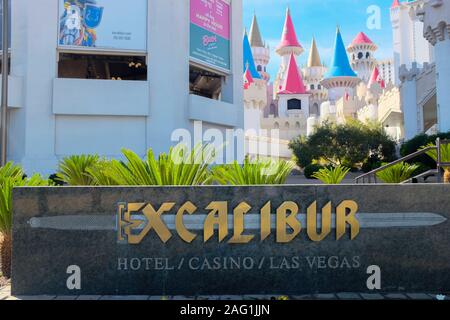 Excalibur Hotel, Las Vegas Stockfoto