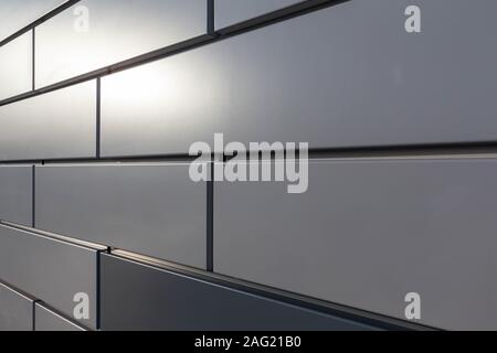 Seitenwand von Warrington West Railway Station genommen mit Blick auf die leichte Stockfoto