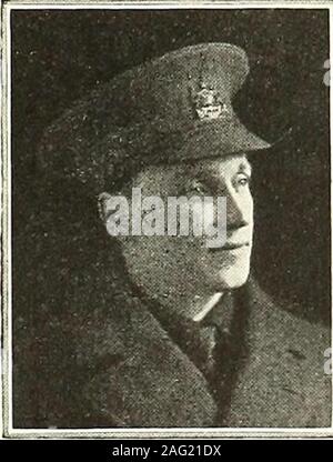 . Rolle des Service in den großen Krieg, 1914-1919. ; Sohn von Jamesborn Aber-May 1877; RobertCollege; M.A. in Farquhar, Haus R.A.M.C Auftragnehmer deen, 25 gebildeten Gordons graduierte 1897; M.B. in 1904. Er wurde ein Hausarzt in Oldham, Gassen., im November 1904. Er verband die 10 thBattalion ManchesterRegiment 1907 andwas im gleichen Regiment beigefügt, das auf den Ausbruch des Krieges, beingtransferred im Juli 1915 an die R.A.M.C. Hewas gefunden ungeeignet für den Auswärtigen Dienst, aber die Armee continuedin bis Januar 1918, als auf beinginvalided heraus, dass er in der privaten Praxis. zurück. 109 IN MEMORIAM. Stockfoto