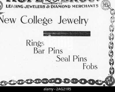 . Highland Echo 1915-1925. Führende Juweliere es DIAMOND HÄNDLER New College Schmuck. RingsBar Pins 5 eal Pins Schlüsselanhänger?? ????? IiM Mi ich iiW??^?? H-!?" BIRCHFIEL APOTHEKE gegenüberliegenden Südlichen Depot für gute Getränke kommen toour Pountain. Wir liefern Ihre Arzneimittelversorgung spricht über die Heilige Trusts andResponsibilities CommittedTo Jedes. Sonntag a^fternoon, Februar 10, Rev. Herr Marston sprach mit themembers der Y.M.C.A. andY. W. C.A., auf den Text: 1 Könige 20:40, Während ich hier beschäftigt war andthere er weg war. Gott hat com-mitted zu jeder einige verysacred Trusts und Verantwortlichkeiten. Erstens, das Vertrauen von Ti Stockfoto