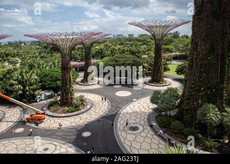Gärten in der Bucht, Singapur Stockfoto