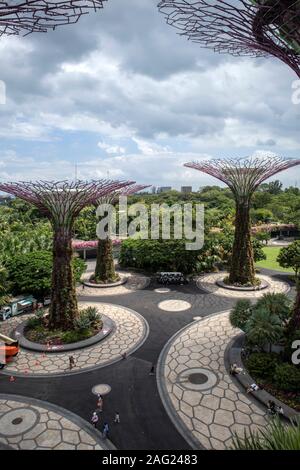 Gärten in der Bucht, Singapur Stockfoto