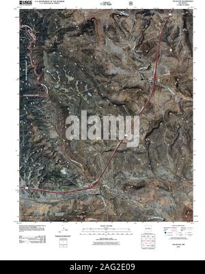 USGS TOPO Karte New York NM Tecolote 20110207 TM Wiederherstellung Stockfoto