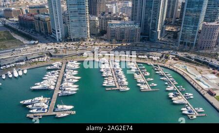 Zaytouna Bay, Beirut, Libanon Stockfoto