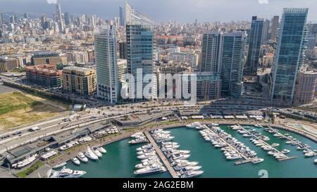 Zaytouna Bay, Beirut, Libanon Stockfoto